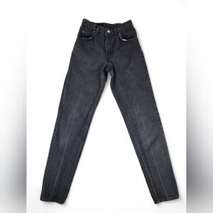 Levi’s 10950 Relaxed Fit Tapered Leg Black Jeans 5 Long USA Vintage 90s